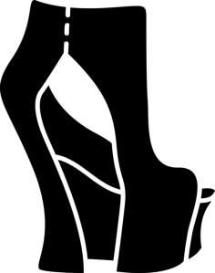 Platform Boots Engraving Svg Design, Free Vectors File